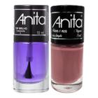 Esmalte Simple Coleção Menos É Mais + Top Brilho 10ml Anita