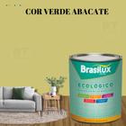 Esmalte Sintético Base Água Brasilux Ecologico Cor Verde 800ML Brilhante