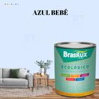 Esmalte Sintético Brasilux Base Água Ecologico Cor Azul 800ML Brilhante