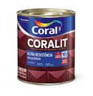 Esmalte Sintético Coralit Ultra Resistência cor Marrom Coral Brilhante 0,9L