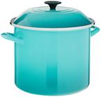 Esmalte Stockpot Le Creuset em aço 10L azul caribenho