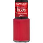 Esmalte techcolors cora 9ml 7 maravilhas vermelho amor