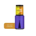 Esmalte Top Coat Techcolors Cora Cuidados 9ml Brilhante