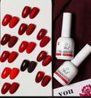 Esmaltes Nova Coleção Red Fashion D&Z 12 Cores 12ml Uv/Led