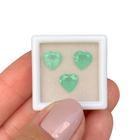 Esmeralda Coração SET 3,32ct