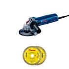 Esmerilhadeira 5'' Gws 9-125 900W 127V + 2 Discos - Bosch