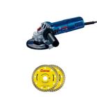 Esmerilhadeira 5'' Gws 9-125 S 900W 127V + 2 Discos - Bosch