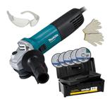 Esmerilhadeira 850W 4.1/2 Pol. M9510B Makita + Acess 110V