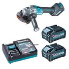 Esmerilhadeira Ang 4-1/2" 40v XGT GA025 2x 4.0Ah Makita 220v