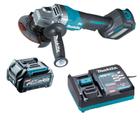 Esmerilhadeira Ang 4-1/2" 40v XGT GA031 2.5Ah Makita 220v