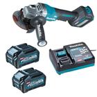 Esmerilhadeira Ang 4-1/2" 40v XGT GA031 2x 4.0Ah Makita 110v