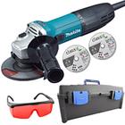 Esmerilhadeira Angular 4.1/2" GA4530 720W 220V Makita Com Discos e Maleta
