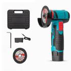 Esmerilhadeira Lixadeira Bivolt Sem Fio com Discos de Corte e Bateria 12V Recarregável C/ Maleta