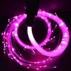 Espaço de chicote de fibra óptica LED Iluminar Brinquedos Rave EDM Flow Sparkle Dance Festival 360 Graus Giratório Super Brilhante 40 Modos de Exibição