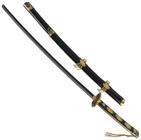 Espada Katana Touken Ranbu Kuninaga Tsurumaru Preta Cosplay