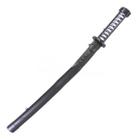 Espada Ninja Brinquedo Katana Samurai com Som e Luz À Pilha - Preto