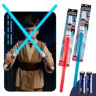 Espada Sabre De Luz Spacewar Com Luz Forte E Som! Azul