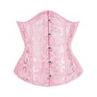 Espartilho Feminino Vintage Gótico - Jacquard Underbust para Emagrecimento