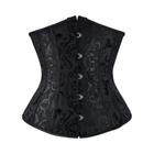 Espartilho Feminino Vintage Gótico - Jacquard Underbust para Emagrecimento