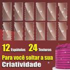 Kit 12 Espátulas Em Acrílico Alisadoras P/ Bolo + Forte - Rosi Marry - Jogo  de Espátula - Magazine Luiza