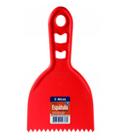 Espátula Plástica Dentada 151/10 10 cm Vermelho