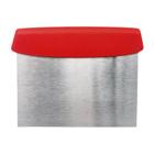 Espátula Raspador Inox Multiuso Vermelho Cozinha 15x7,5cm