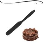 Espátula Reta Fina Confeiteiro Em Silicone Para Cobertura Bolos Chef Utensílio de Cozinha Ideal Para Confeitar 24cm