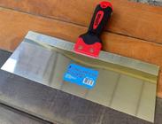 Espátula Retangular Aço Inox 12 Polegadas Cabo Emborrachado - Lotus