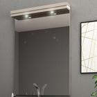Espelheira para Banheiro 80cm Cewal com LED Gianduia/Branco