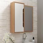 Espelheira Para Banheiro Com Espelho e Porta Usinada 60cm