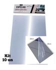 Espelho adesivo espelhado acrílico 20x30 boa nitidez de perto Decorativo
