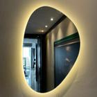 Espelho Banheiro 51cm LED Vertical Quarto Decorativo Parede