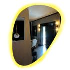Espelho Com LED Grande 95cm Lapidado Branco Quente Banheiro