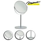 Espelho de Aumento com Base Inox Amplia Até 5X rotação 360