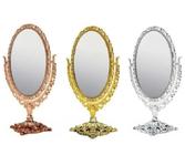 Espelho de Mesa Oval Princesas Giratório 360 para Maquiagem