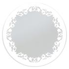 Espelho De Parede 13273B Branco 70x70 Art Shop