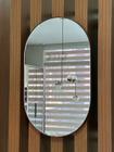 Espelho Decorativo Adnet Oval Orgânico 35x60 cm + Pendurador