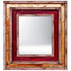 Espelho Decorativo com Moldura Rústica 69cm x 89cm Decore Pronto