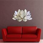 Espelho Decorativo Flor De Lotus 50X32Cm - Ideal Ferramentas