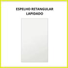 Espelho Decorativo Moderno 90X60 Fixação Botão Francês - Gb Lojas