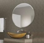 Espelho Decorativo Multiuso Redondo Pendurador Para Quarto Sala Banheiro 50CM