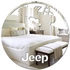 Espelho Decorativo Presente Criativo Jeep Carro 4 - 3D Fantasy