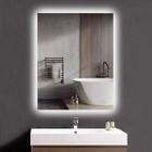 Espelho lapidado bisotê iluminado com LED Frio - 40x50cm