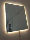 Espelho lapidado bisotê Iluminado com LED quente - 70x100cm