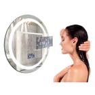 Espelho Led 70cm visor inteligente hora temperatura toca musica banheiro toalete