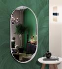 Espelho Oval 60x47 Cm Moderno Lavabo/quarto