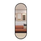 Espelho Oval Grande 115x60 Decorativo Corpo Inteiro com Moldura em Metal - Aiko Comércio