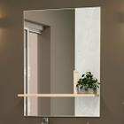Espelho para Banheiro Báltico 1 Prateleira Cristal/Faia - Móveis Bosi