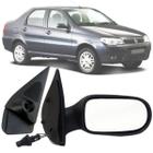 Espelho Retrovisor Direito Lado Passageiro Fiat Siena Palio Palio Weekend 2004 2005 2006 2007 4 Portas Com Acabamento