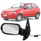 Espelho Retrovisor Esquerdo Motorista Fiat Palio Strada Fire 2001 2002 2003 Com Controle de Regulagem Interno de 2 Portas
